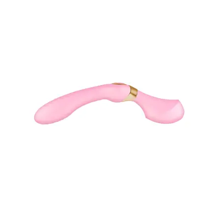 Shunga Zoa Light Pink Intimate Massage Device Ergonomic 270mm