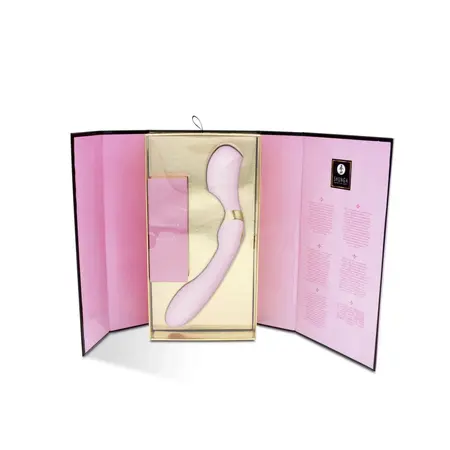 Shunga Zoa Light Pink Intimate Massage Device Ergonomic 270mm