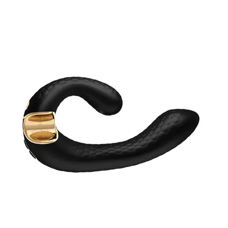 Shunga MIYO Black Dual Motor Silicone Intimate System 185mm