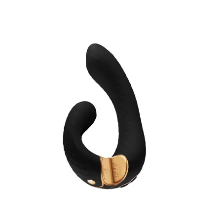 Shunga MIYO Black Dual Motor Silicone Intimate System 185mm