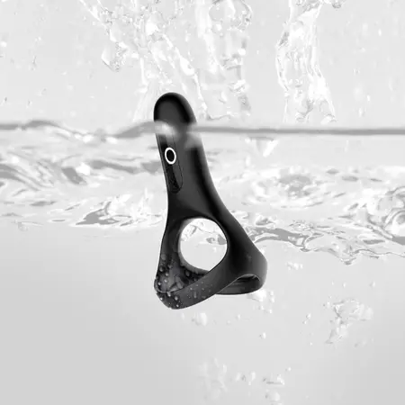 Magic Motion Rise Black - Double Intimate Ring with App Control