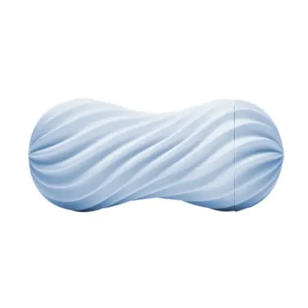 Tenga Flex II Bubbly Blue - Spiral-Textured Reusable Intimate Device