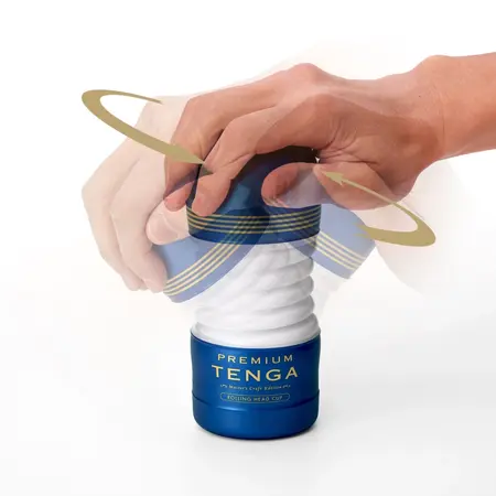 Tenga Premium Rolling Head Cup Intimate System Blue 4570030973309