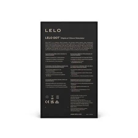 LELO DOT Lilac Precision Elliptical Intimate Device, Waterproof, 8 Modes