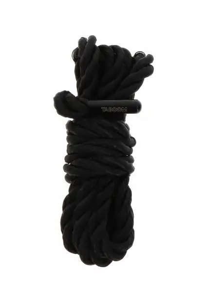 TABOOM Bondage Rope 1.5m 7mm Soft Skin-Friendly Black Cord