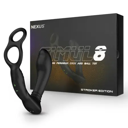 Nexus Simul8 Stroker Edition Multi-Function Intimate Device, Black