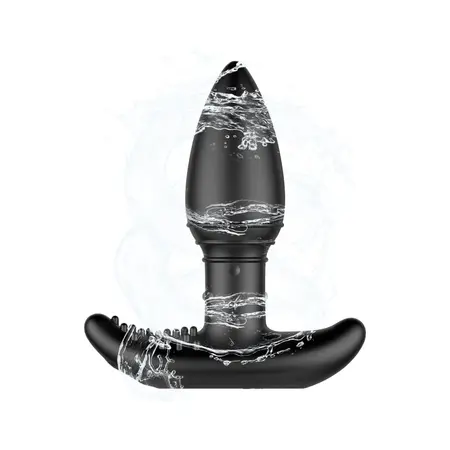 Nexus B-Stroker Intimate Massage Device with Remote, Silicone, Black