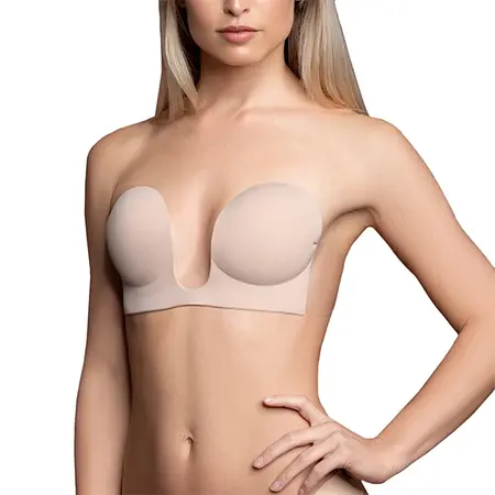 Bye Bra Seamless U-Style Nude Bra Cup A - Invisible Strapless Solution