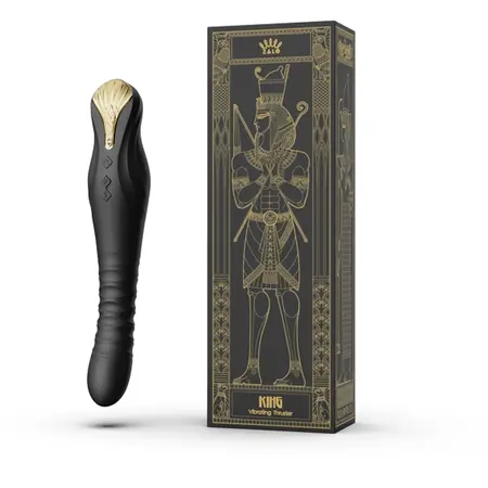 ZALO King Obsidian Black PowerThrust App-Controlled Intimate Device