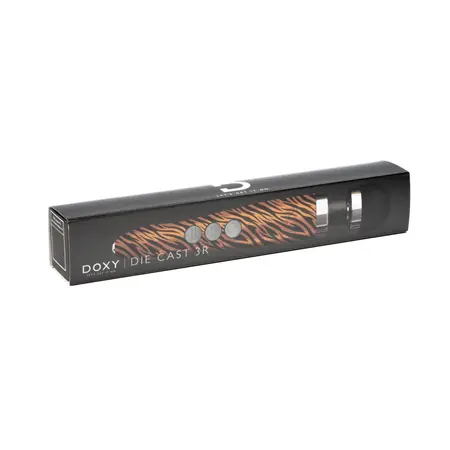 Doxy Die Cast 3R Intimate Massager Tiger - Rechargeable, Variable Modes