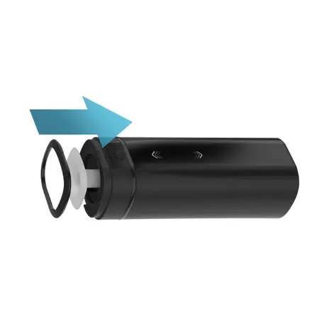 Kiiroo Onyx+ Interactive Smart Device with RealFeel Sleeve, Black