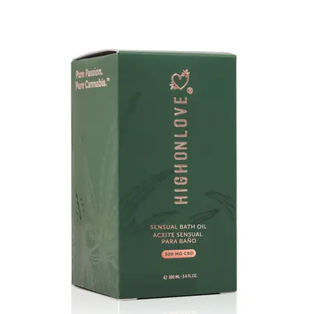 HighOnLove CBD Bath & Body Oil 100ml - Nourishing Botanical Formula