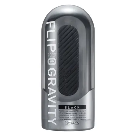 Tenga Flip Zero 0 Gravity Black - Advanced Reusable Intimate Device