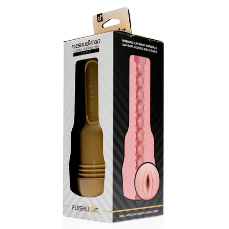 Fleshlight GO STU Compact Gold Intimate Training Device 17.8cm
