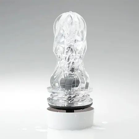 Tenga Aero Silver Intimate System with Adjustable Suction, Medium Size