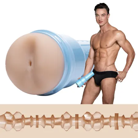 Fleshjack Cade Maddox Alpha Intimate Sleeve 24.8cm Multi-Chamber Blue