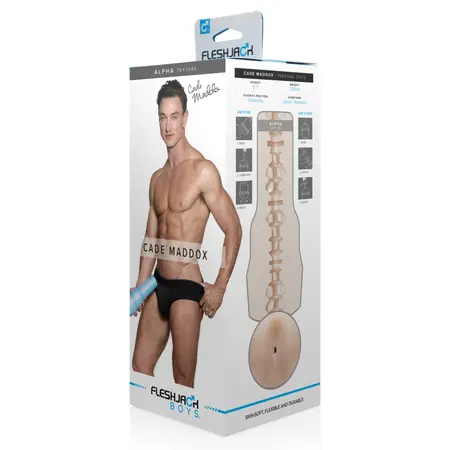 Fleshjack Cade Maddox Alpha Intimate Sleeve 24.8cm Multi-Chamber Blue