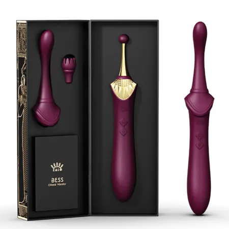 ZALO Bess Velvet Purple - Compact Intimate Wellness Device, 10 Modes