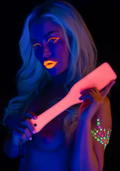 TABOOM Glow in the Dark Paddle Vegan Leather, Luminous Finish