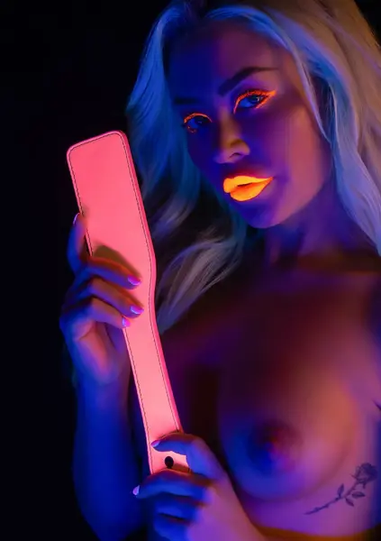TABOOM Glow in the Dark Paddle Vegan Leather, Luminous Finish