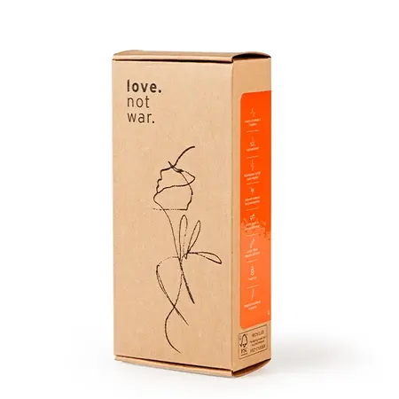Love Not War Liebe Orange - Precision G-Spot Massager, Waterproof