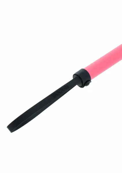 Glow in the Dark светещ камшик от еко кожа, черен, 45 см