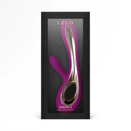 Lelo Soraya 2 Deep Rose Dual-Action Intimate Massager, 12 Modes