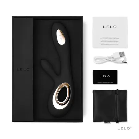 LELO Soraya Wave Black - Dual-Action Silicone Intimate Machine
