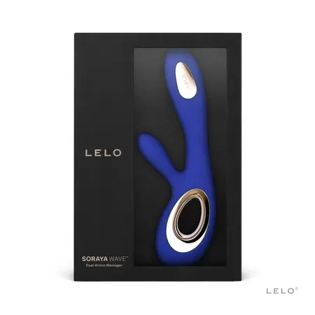 LELO Soraya Wave Midnight Blue Dual-Action Intimate Device Silicone