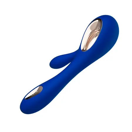 LELO Soraya Wave Midnight Blue Dual-Action Intimate Device Silicone