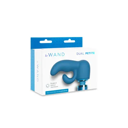 Le Wand Petite Dual Weighted Silicone Attachment, Rippled Design, 13 cm