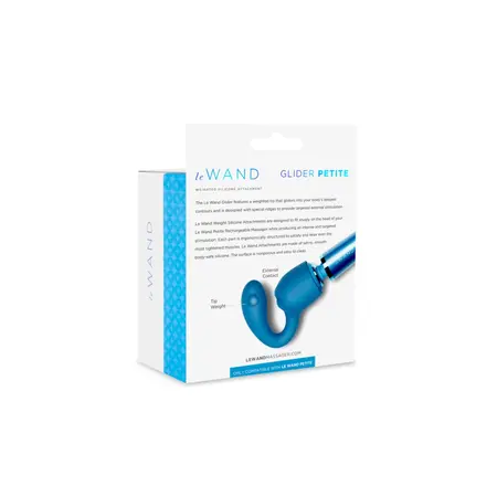 Le Wand Petite Glider Silicone Attachment Weighted Purple 9.7cm