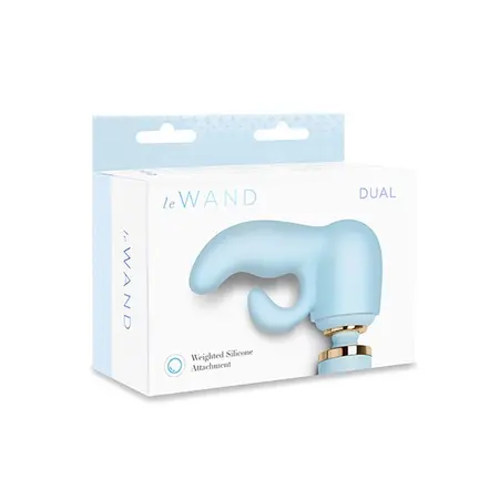 Le Wand Dual Weighted Silicone Attachment - Rippled Extension, 167mm