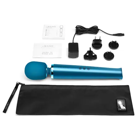 Le Wand Massager Pacific Blue - Rechargeable, 10 Intensity Levels