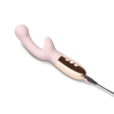 Le Wand XO Rose Gold Dual Motor Intimate Device - Rechargeable, 19cm