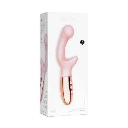 Le Wand XO Rose Gold Dual Motor Intimate Device - Rechargeable, 19cm