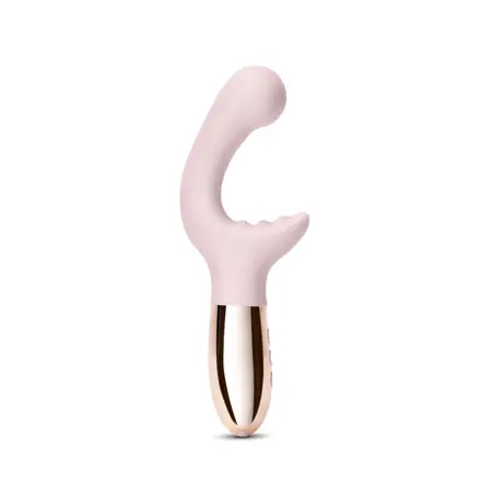Le Wand XO Rose Gold Dual Motor Intimate Device - Rechargeable, 19cm