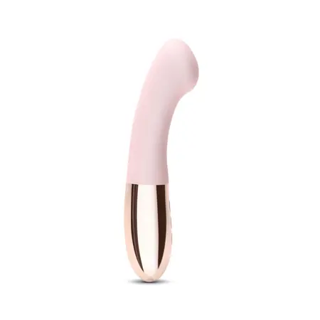 Le Wand Gee Rose Gold - Curved Rechargeable Massager, Body-Safe 166mm