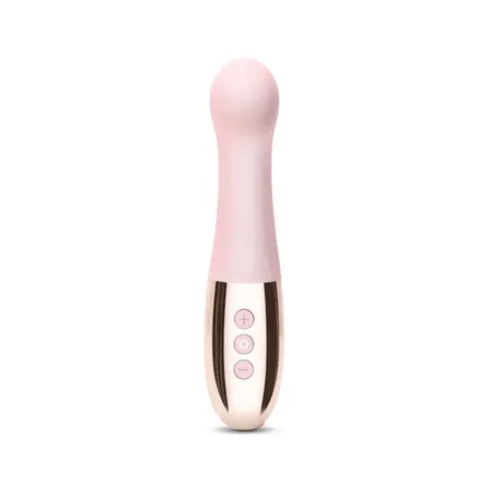 Le Wand Gee Rose Gold - Curved Rechargeable Massager, Body-Safe 166mm