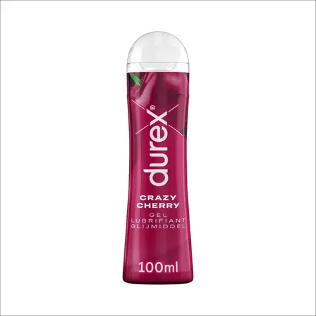Durex Crazy Cherry Water-Based Lubricant 100 ml - Cherry Scented Gel