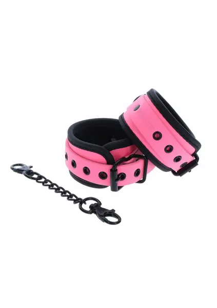 TABOOM Glow in the Dark Ankle Cuffs Vegan Leather Adjustable