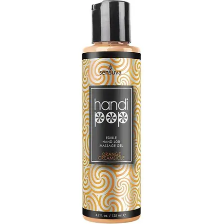 Sensuva Handipop Massage Gel Orange Creamsicle 125ml - Scented Formula