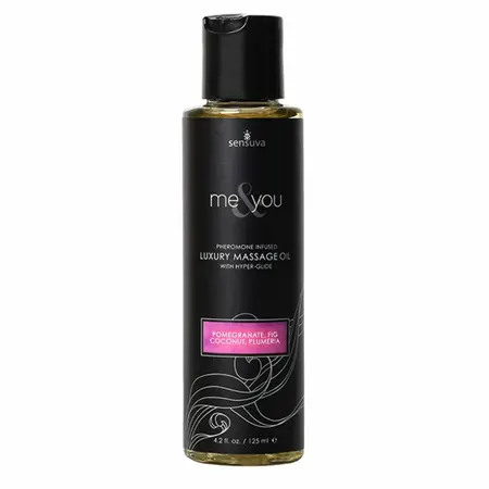 Sensuva Me & You Massage Oil 125ml Pomegranate Fig Coconut Plumeria