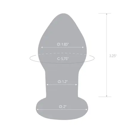 Glas Vibrating Plug 3.5