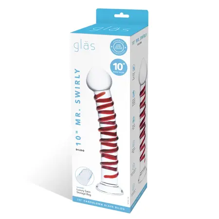 Glas Mr. Swirly Glass Intimate Device 25.5 cm Spiral Shaft