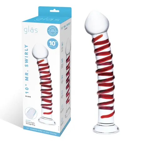 Glas Mr. Swirly Glass Intimate Device 25.5 cm Spiral Shaft