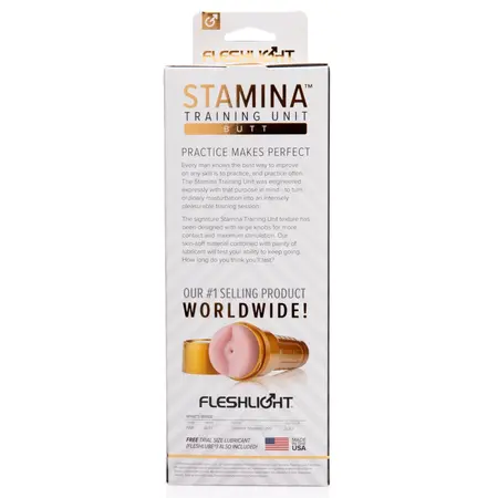 Fleshlight Stamina Training Unit STU Gold Case Intimate Machine 810476019402