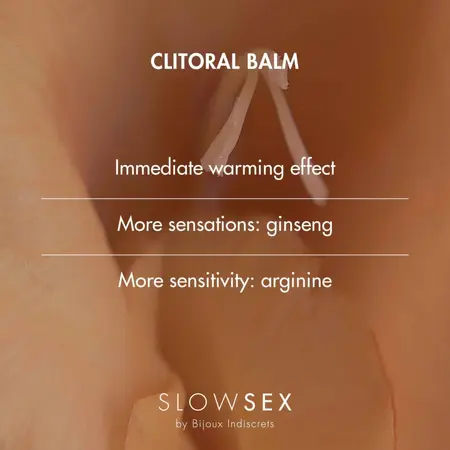 Bijoux Indiscrets Slow Sex Clitoral Balm 10ml - Warming Formula