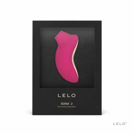 LELO Sona 2 Cerise - Sonic Wave Intimate Wellness Device, Waterproof