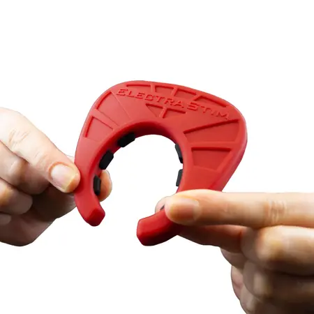 ElectraStim Silicone Fusion Viper Intimate Electro Shield 60mm Red-Black
